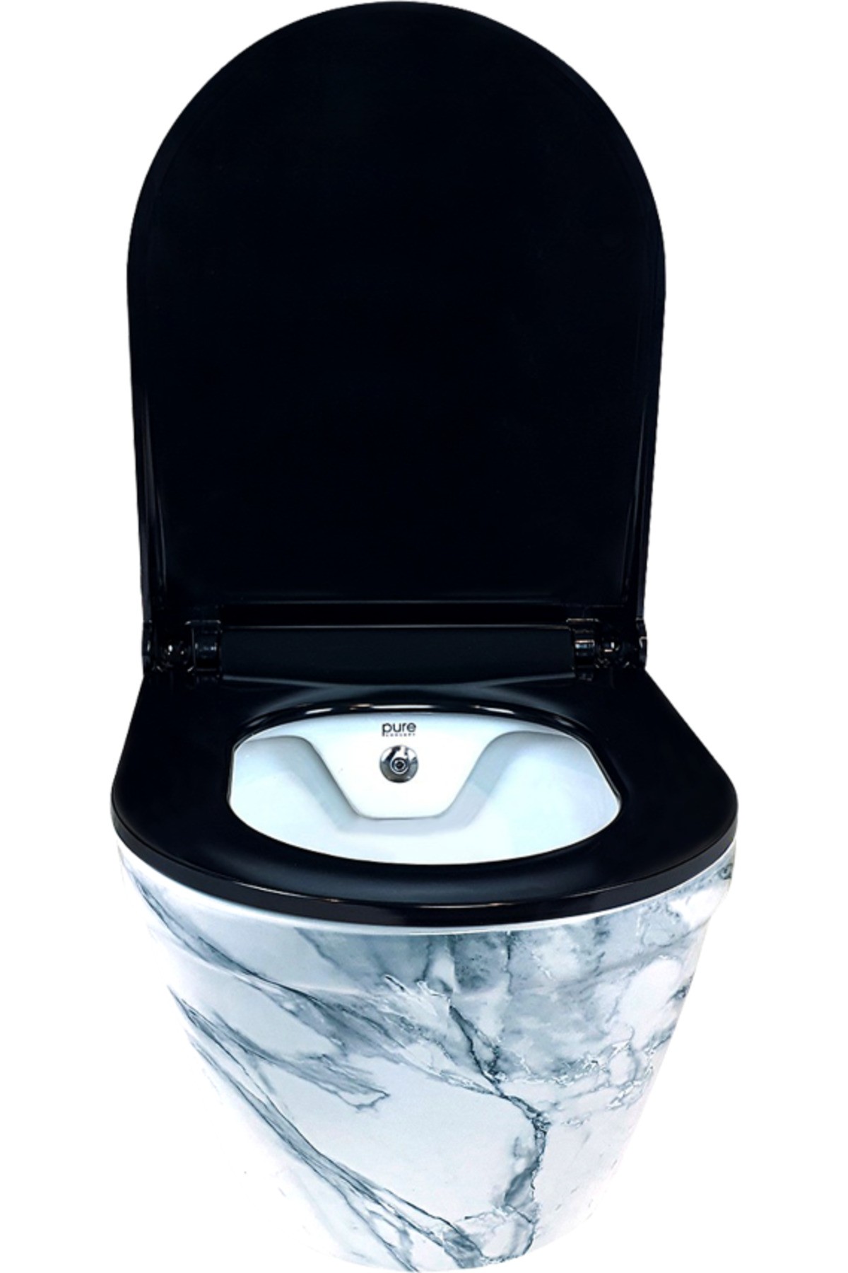 Pure Calacatta Kanalsız Asma Klozet Wh-803 Soft Kapak