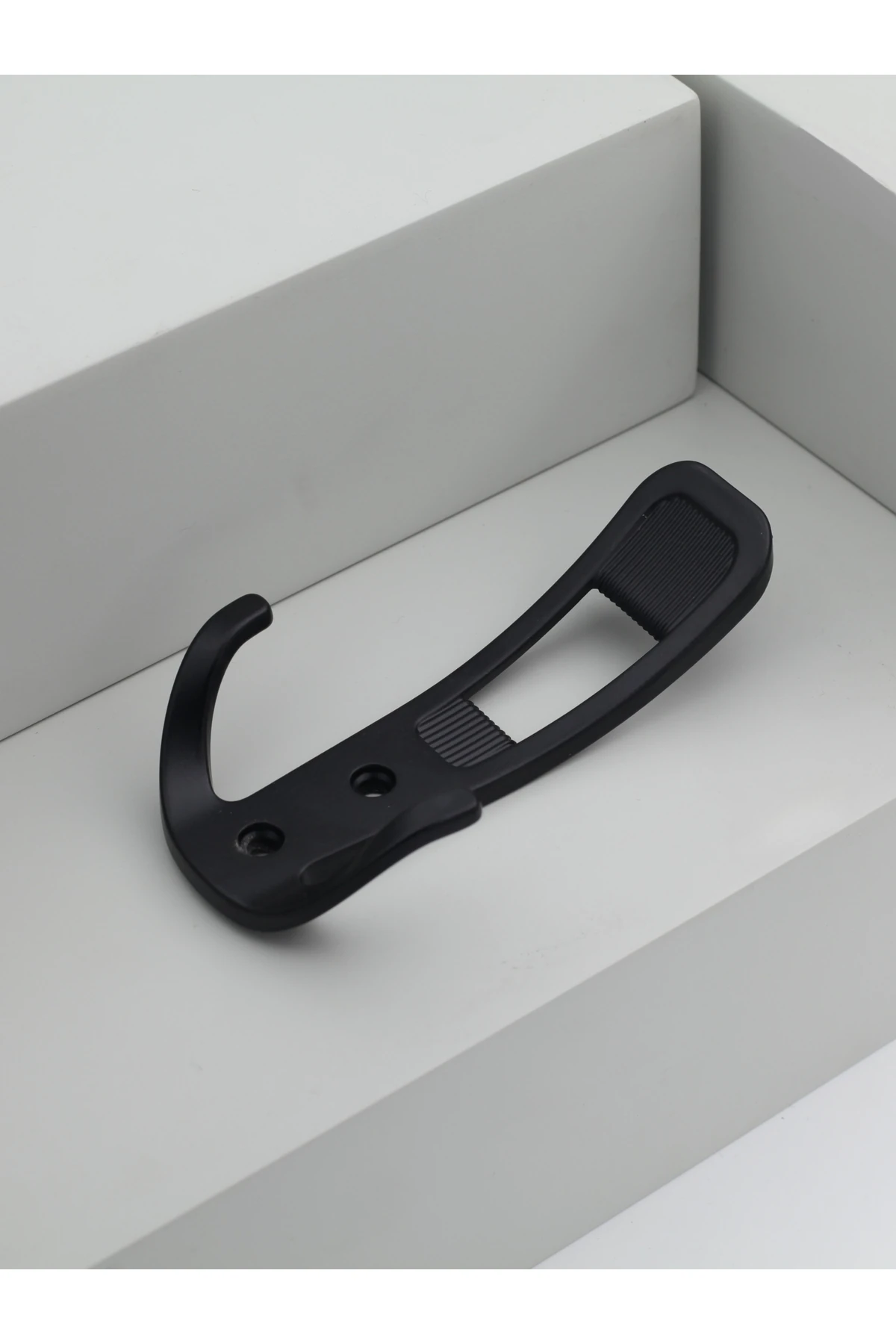 Lotus Siyah Askı, Lüks Vestiyer Askısı, Dolap Askılık, Duvar Askılığı, Portmanto Askı