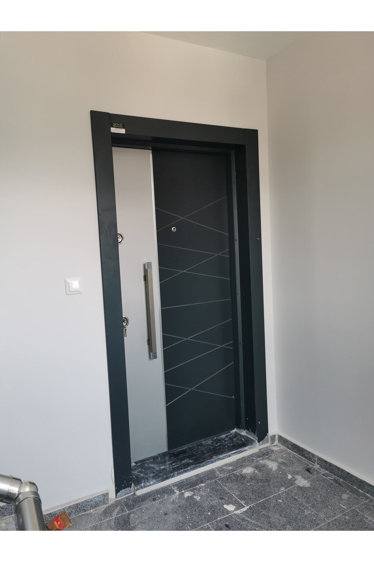 Kompozit Dış Mekan Çelik Kapı Sağ