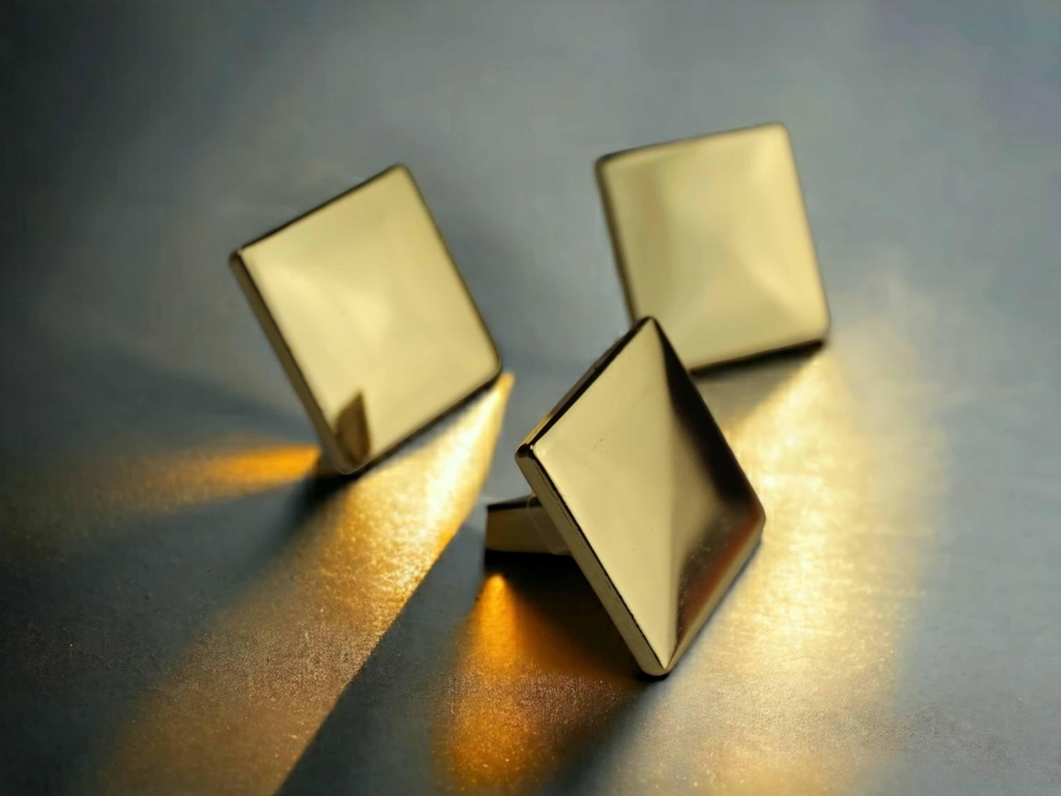 Gold Kare Dolap ve Çekmece Kulpu
