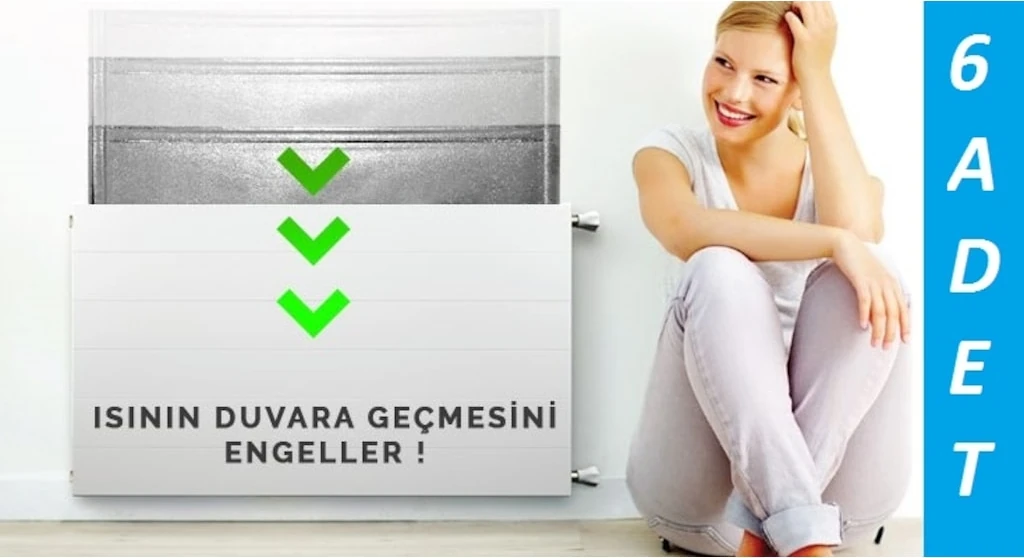 Kalorifer Peteklik Arkasına Alüminyum Isı Yalıtım Levhası Folyo 308260710