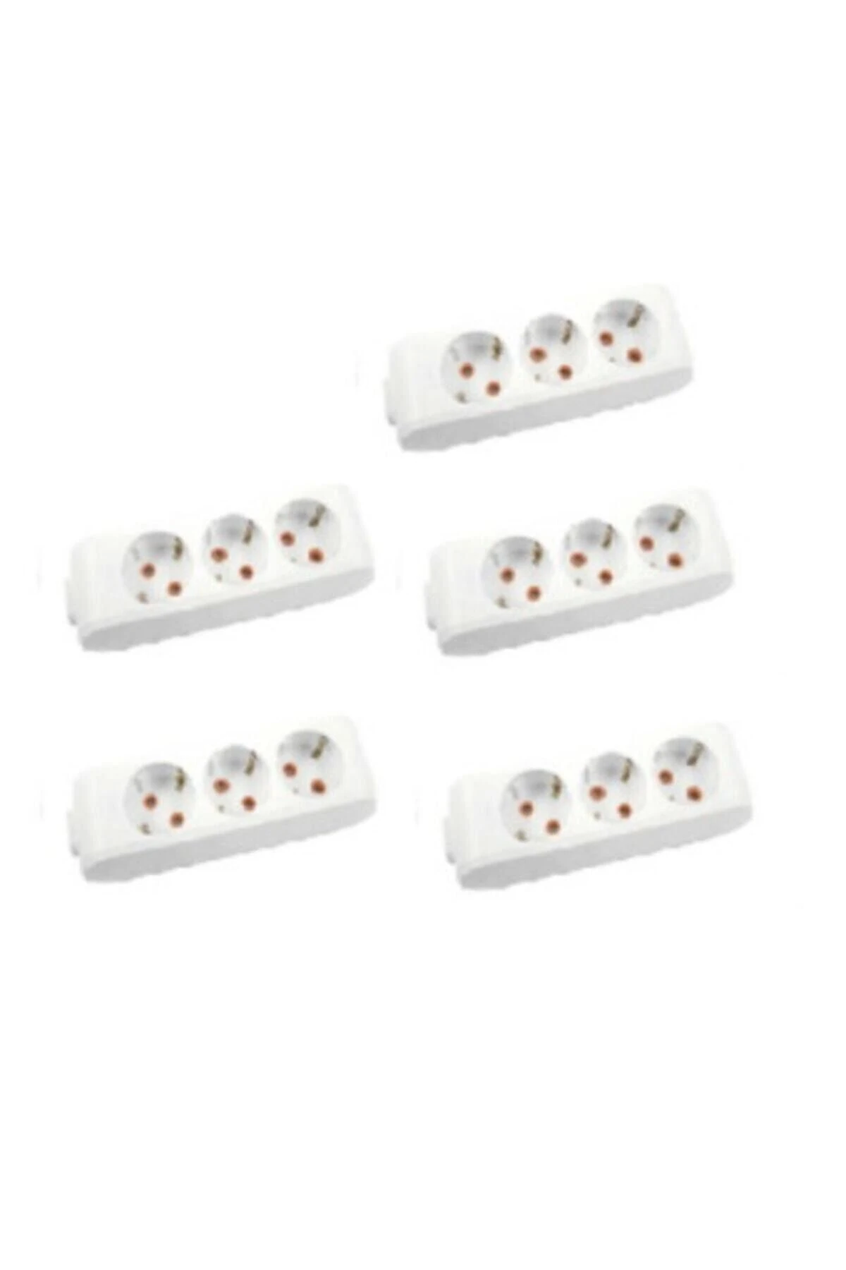 Multi-let 3'lü Klemensli Paket Kablosuz Priz 5'li