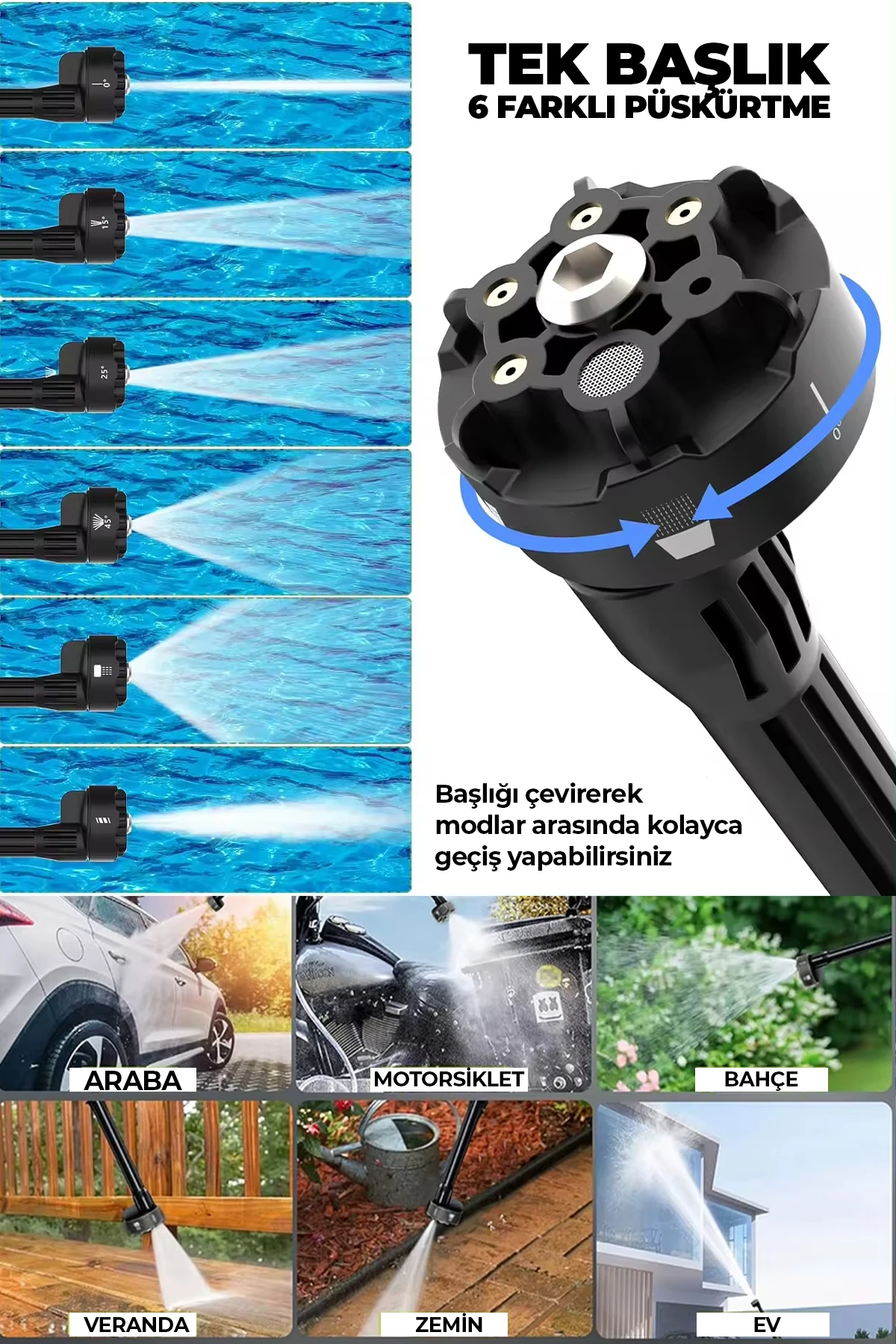 Ultra 3 Kovalı Pembe Köpük Hediyeli yüksek Basınçlı yıkama makinesi