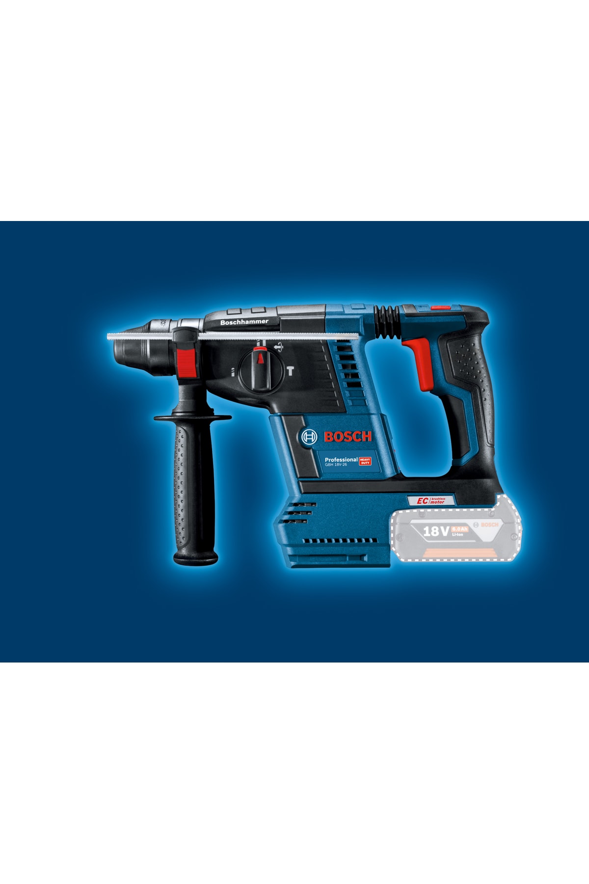 BOSCH Professional Gbh 18V-26 Solo Makine(Akü Ve Şarj Dahil Değil.)
