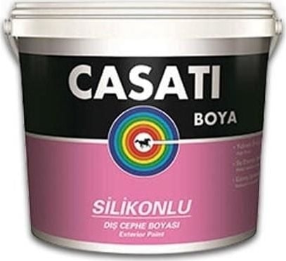 Casati Silikonlu Dış Cephe Boyası 2,5 Litre Beyaz