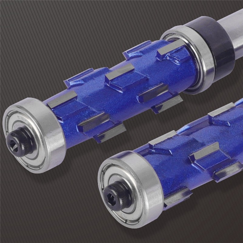Freze Kesici 12.7mm Şaft 65MM Düz Kesim Uç Freze Masif Karbür Spiral Çift Rulmanlı Cnc Freze Ucu Ahşap Için (Yurt Dışından)