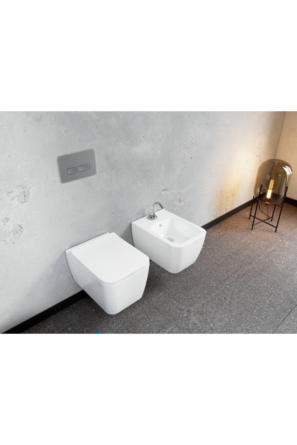 Cerastyle Hera Kanalsız Asma Klozet + Yavaş Kapanır Ince Kapak