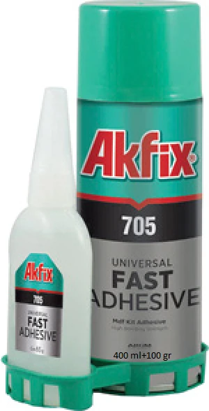 Hızlı Yapıştırıcı Sprey Kit 400 ml + 100 gr