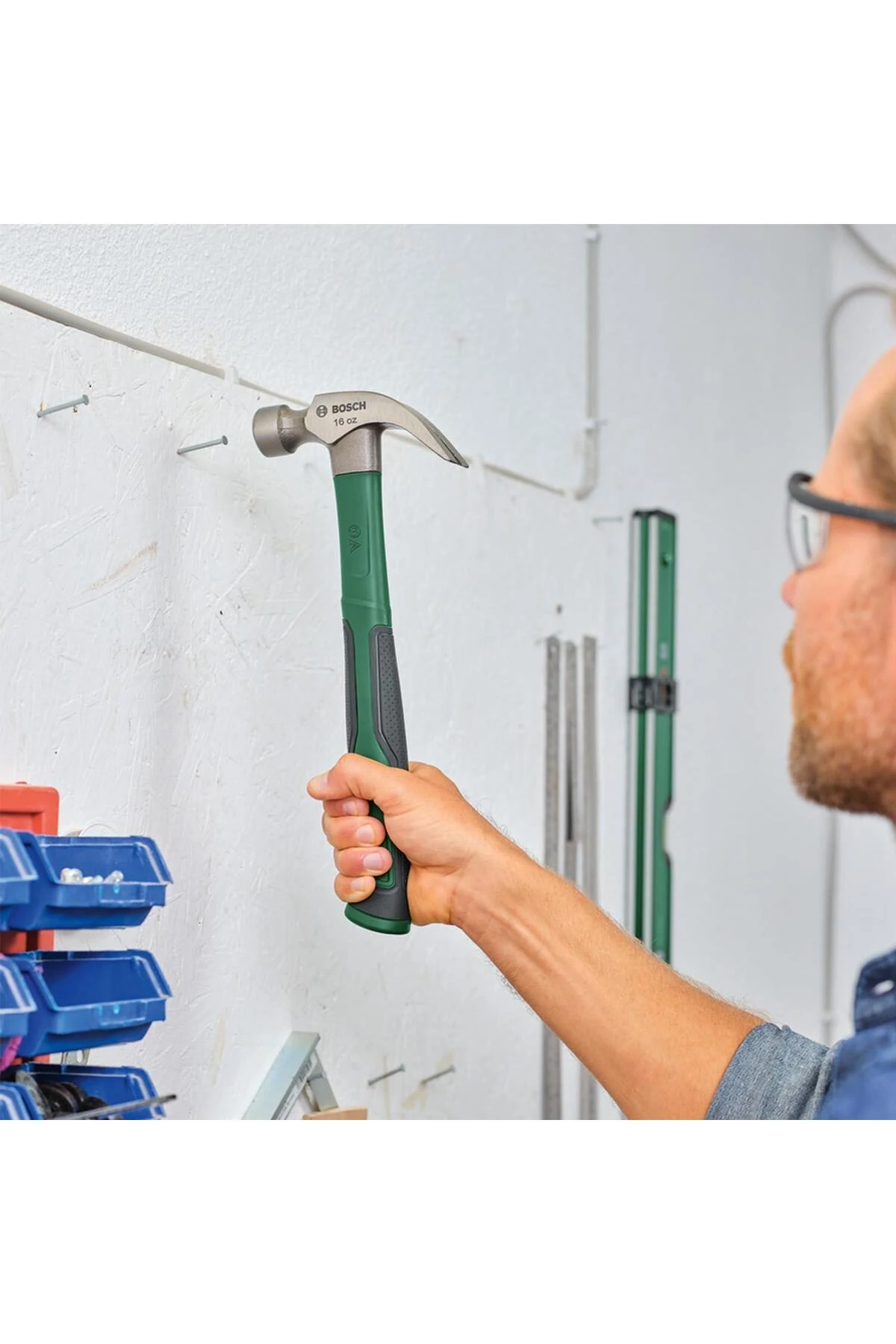 Fiber Saplı Çekiç Çatal Ağızlı Uzun 16oz (450 gr) 1600A02ZA2