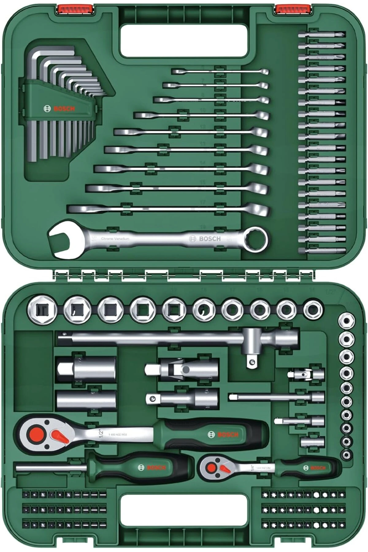 Gelişmiş Çok Amaçlı Montaj El Aleti Seti 132 Parça - 1600a02z9b