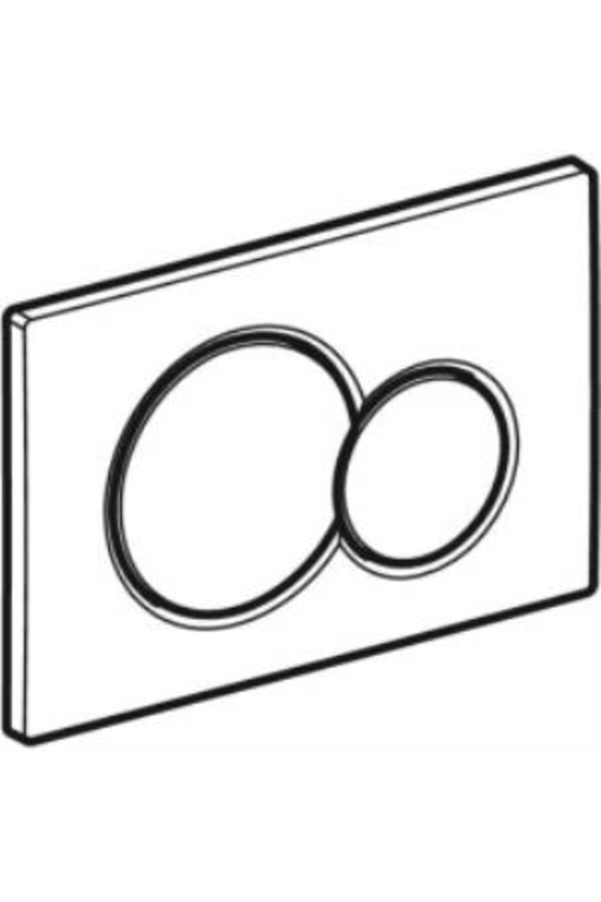 Sigma01 115.770.lb.5 Çift Basmalı Kumanda Paneli, Kırmızı, Mavi