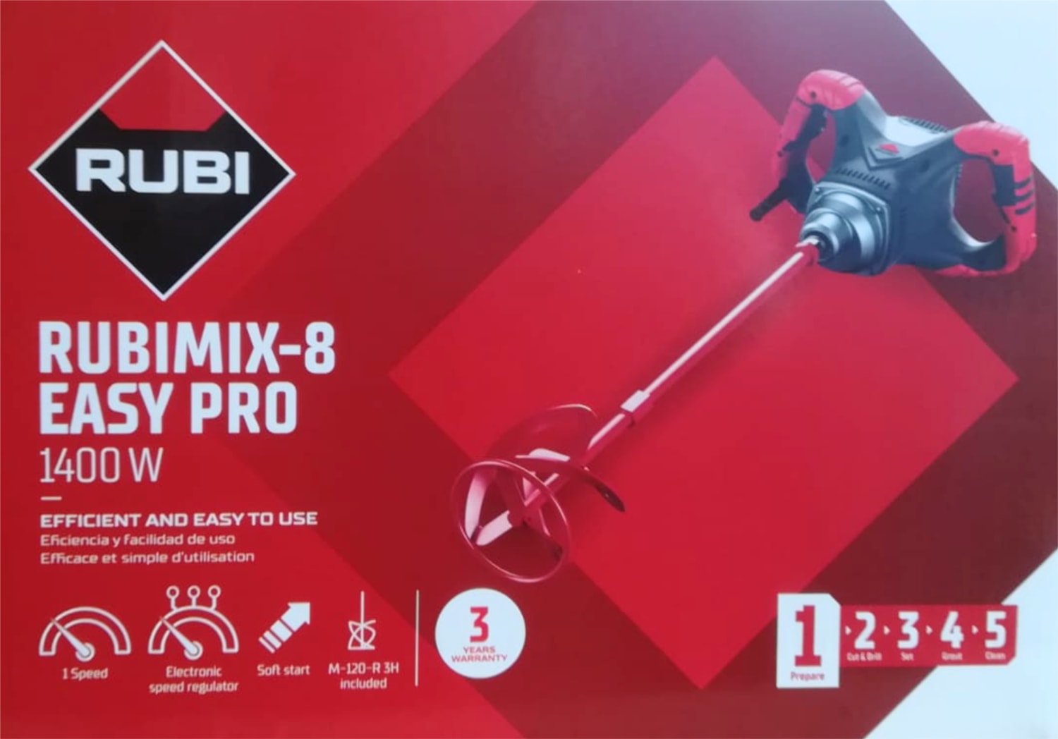 Rubimix-8 Easy Pro 1400 Watt Karıştırıcı