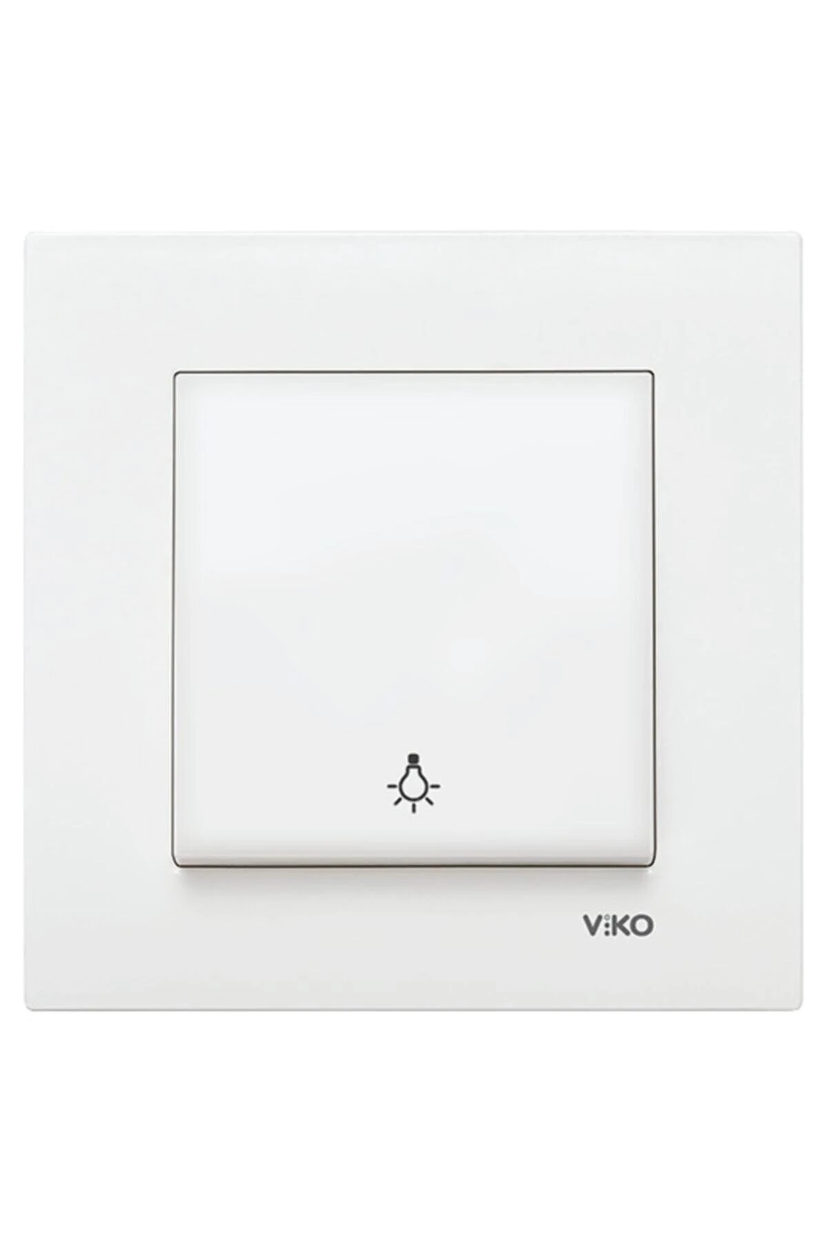 Karre Beyaz Light Anahtar Çerçeve Dahil