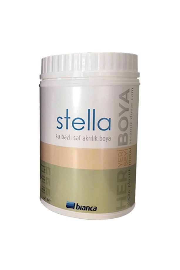 Stella Su Bazlı Saf Akrilik Boya-1060 Cappucino 1 Lt