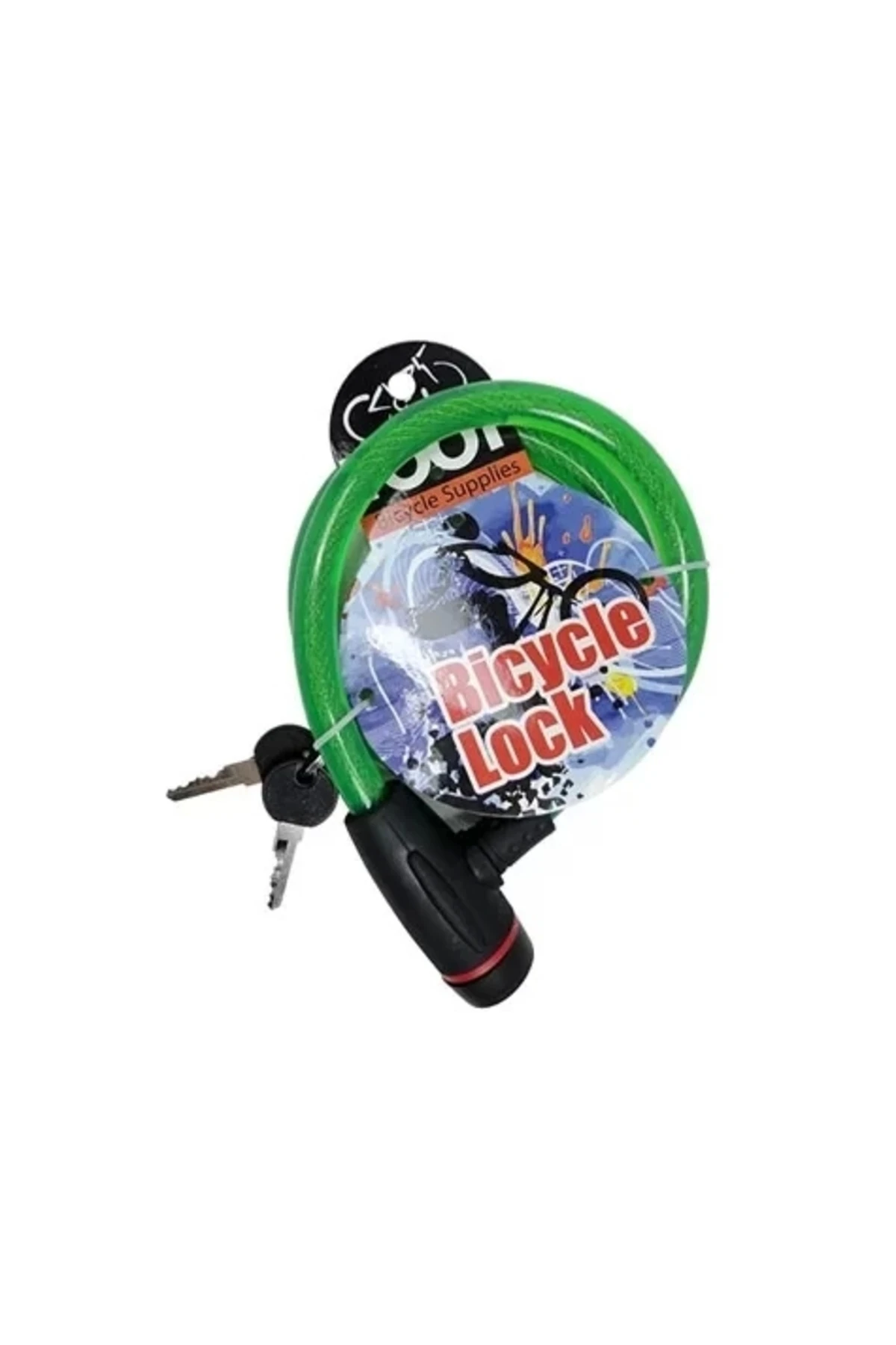 Anahtarlı Çelikk Bisiklet Kilidi (iZ)