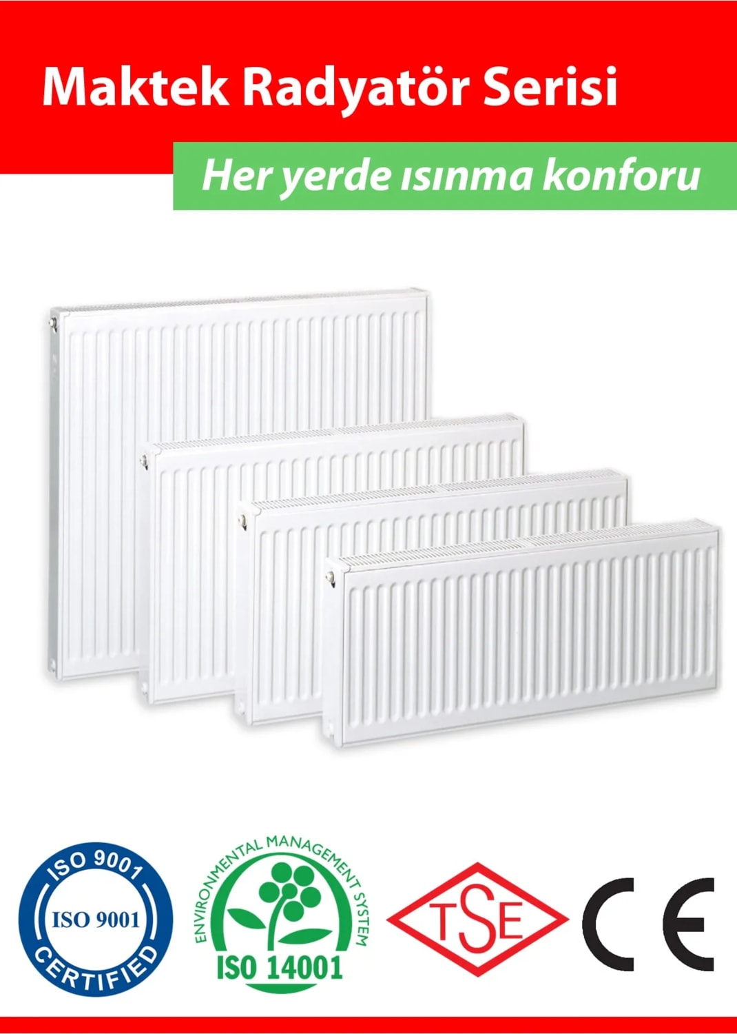 Panel Radyatör 400 mm Tip 22 Pkkp 40 cm Tüm Boylar( Kalorifer Petek )