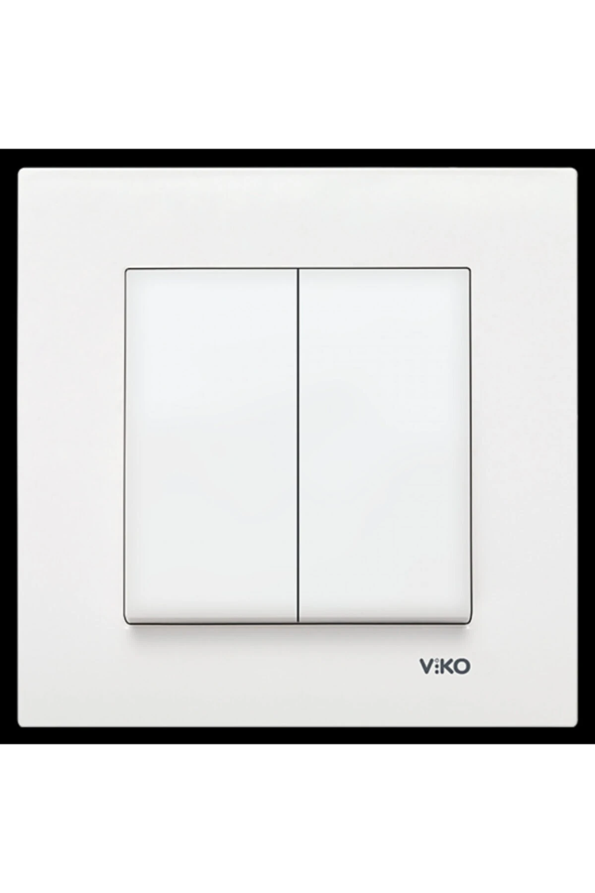 Marka Karre Model Komitatör (ikili Anahtar) Çerçeve Dahildir. Beyaz