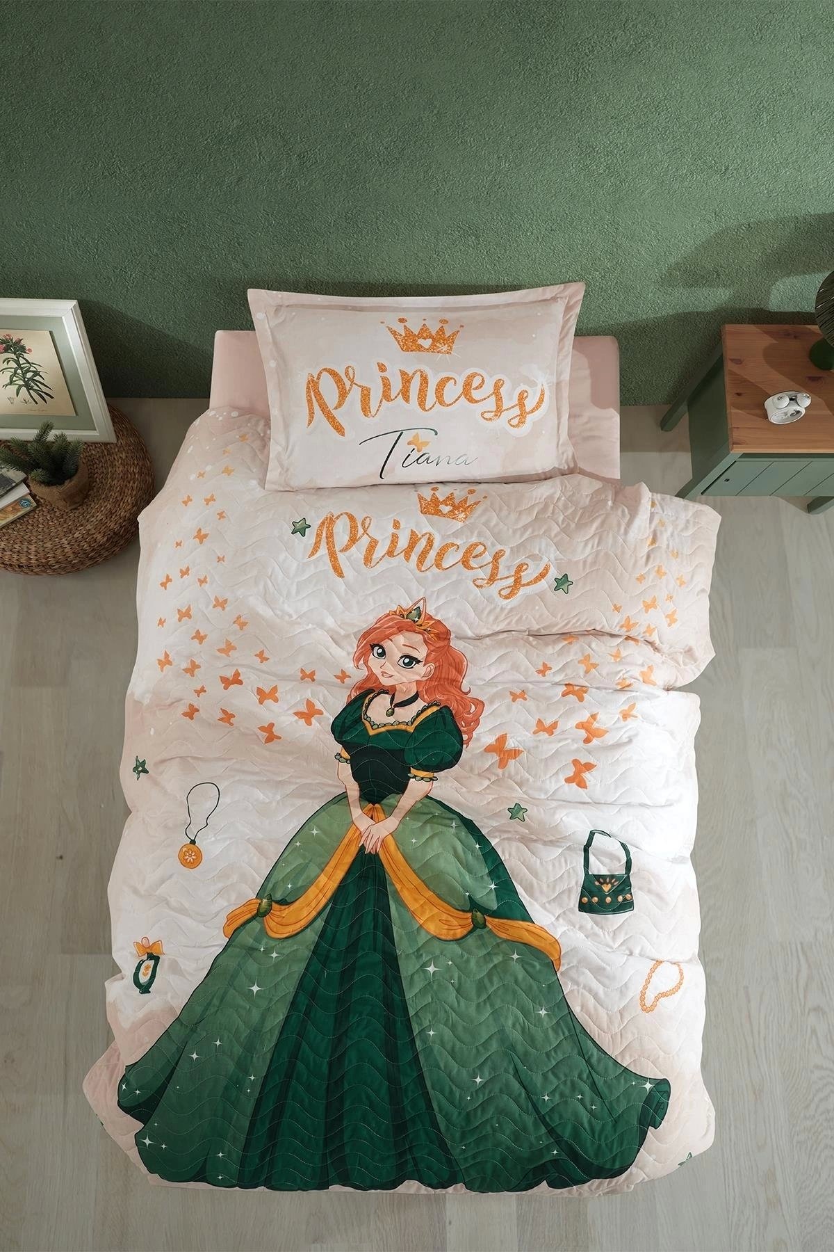 Ranforce %100 Pamuk Tek Kişilik Dört Mevsim Set Tiana