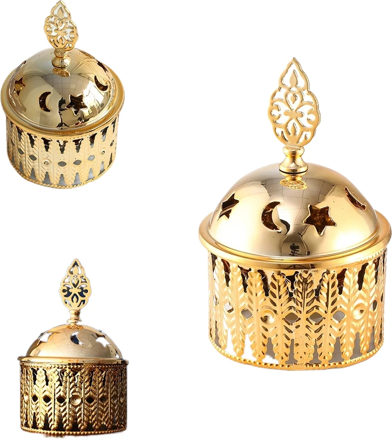 Islami Stil Altın Demir Tütsü Kabı (Yurt Dışından)