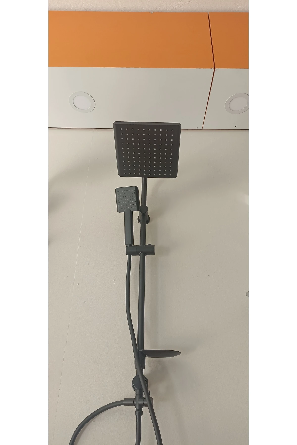 siyah uzun duş zinciri 150 cm uzunluk