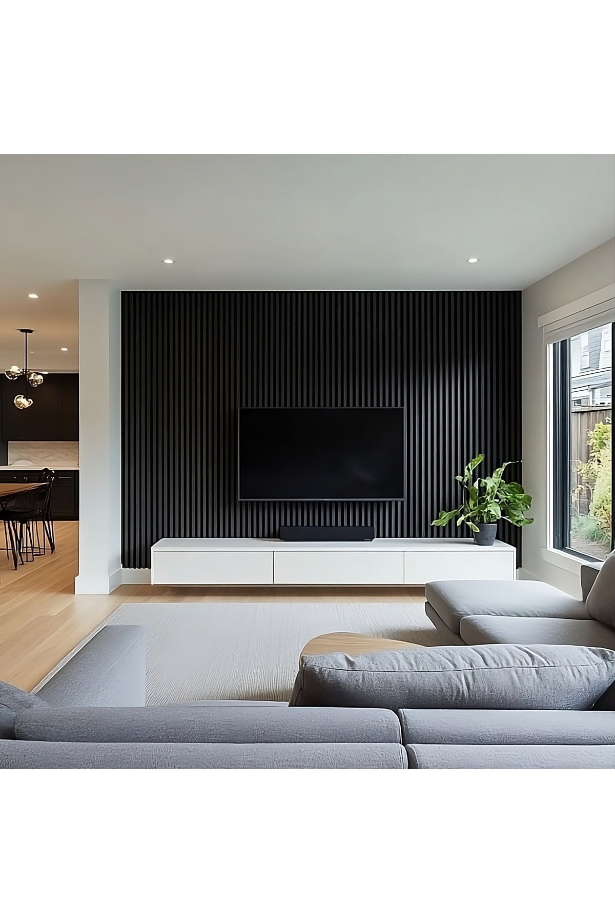 Lambiri (5 Adet 12x280 Cm ) Klasik Seri Ev, Ofis Pvc Duvar Paneli