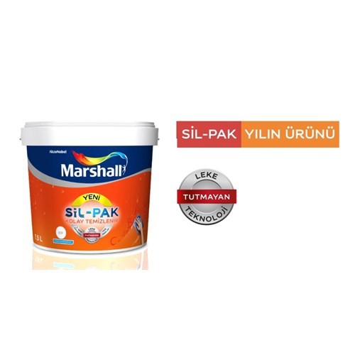 Sil-Pak Silikonlu Yarı Mat İç Cephe Duvar Boyası 7,5Lt Vanilya Çiçeği