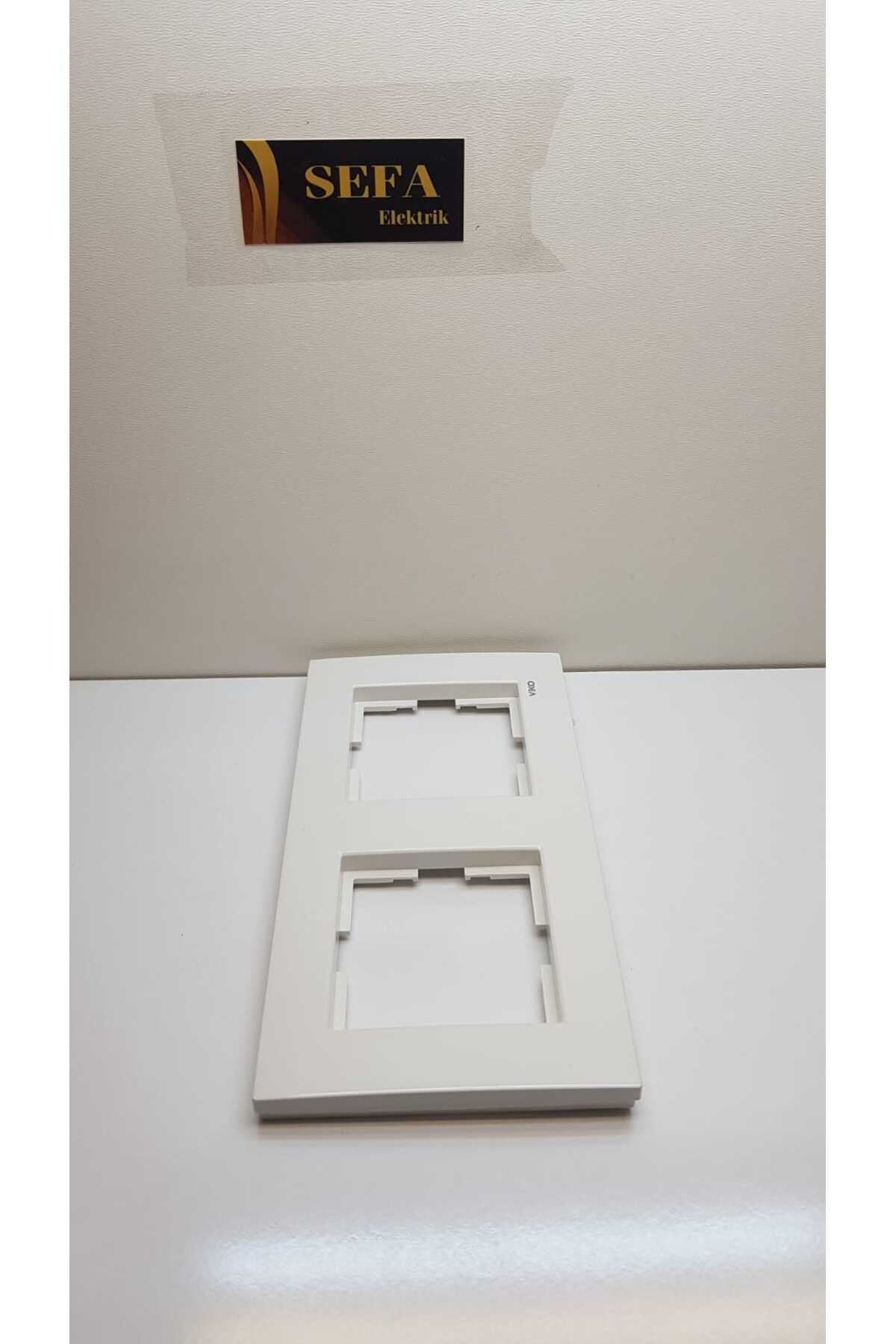 İKİLİ ÇERÇEVE BEYAZ  KARRE SERİSİ