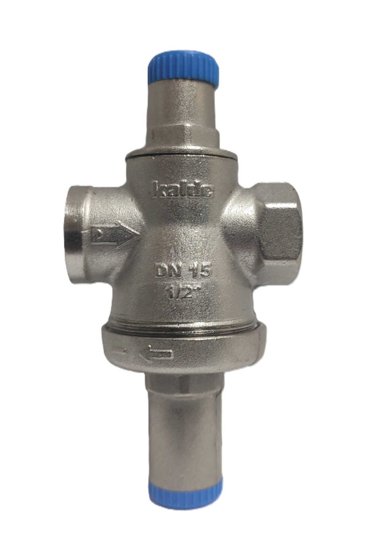 1/2" DN15 Rekorsuz Su Basınç Düşürücü (Manometreli) - Pressure Reducing Valves (With Manometer)