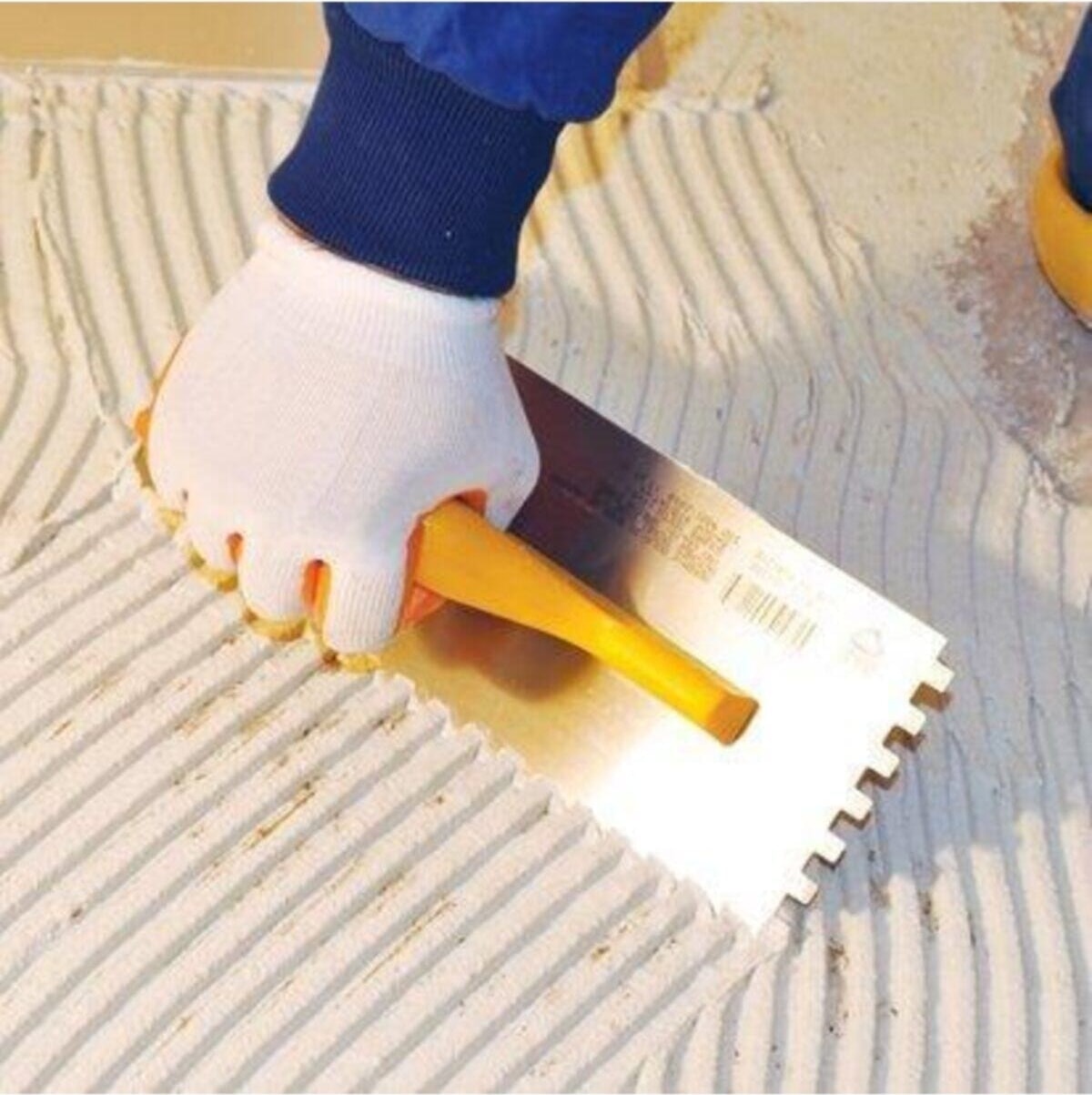 124 Seramik Malası 8x8 Açık Plastik Saplı 35cm