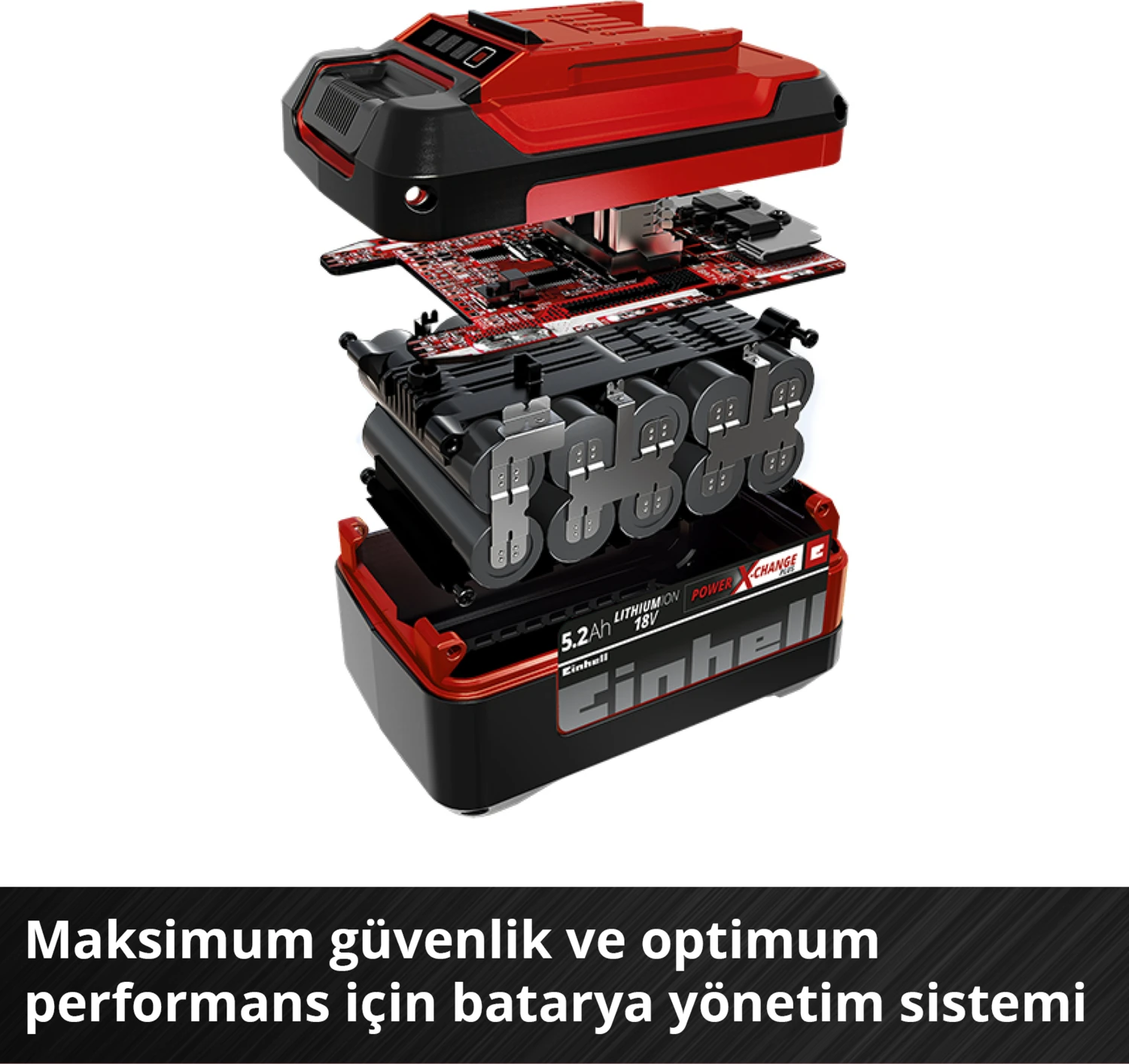 5.2 Ah Plus Akü Power X-Change (Li-Ion Akü, 18 V, 5.2 Ah, Tüm Power X-Change cihazları ile uyumlu) - 4511437