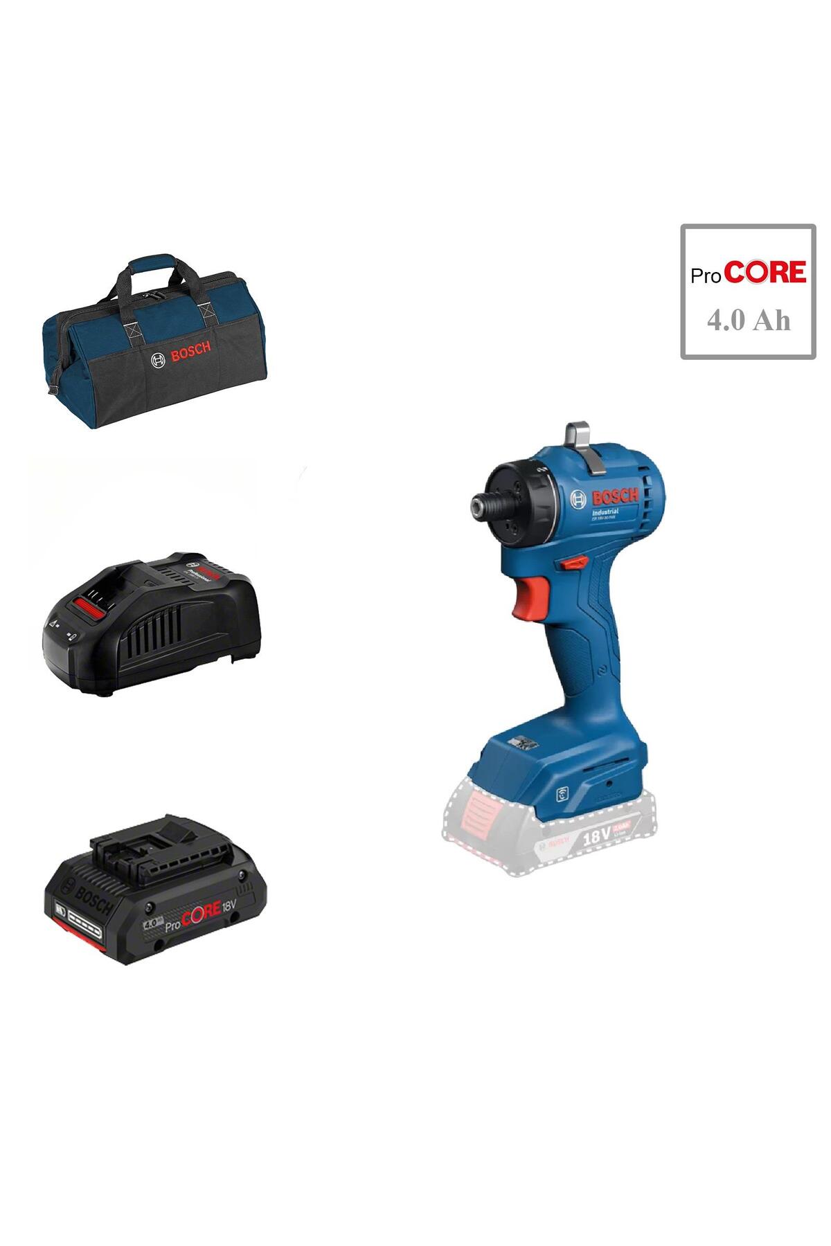 ISR 18V-30 PHX Endüstriyel 1x4 Ah proCORE Akülü Vidalama Bez Çantalı