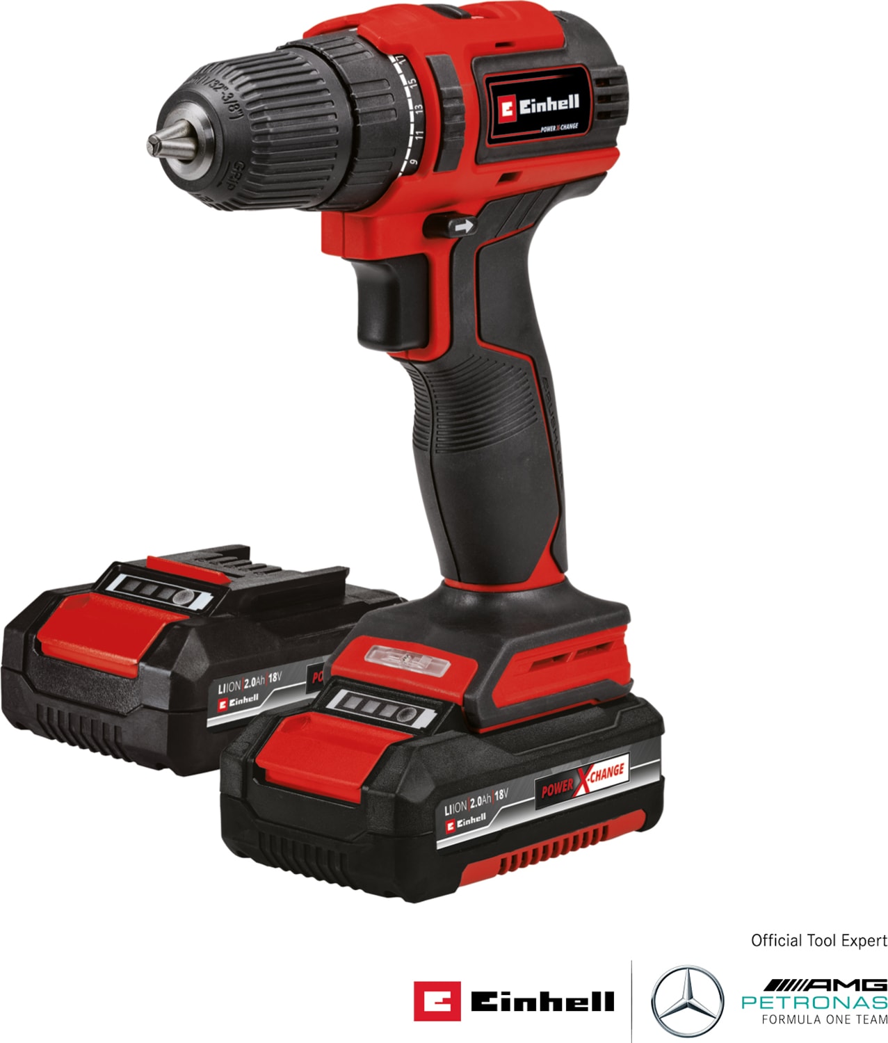 EİNHELL Akülü Vidalama TE-CD 18/40 Li BL (2x2,0 Ah) Power X-Change (Li-Ion, 18 V, 40 Nm, Kömürsüz Motor, 2 Vitesli Şanzıman, Devir Kontrolü, 2x 2,0 Ah PXC Akü ve Hızlı Şarj Cihazı) - 4513995