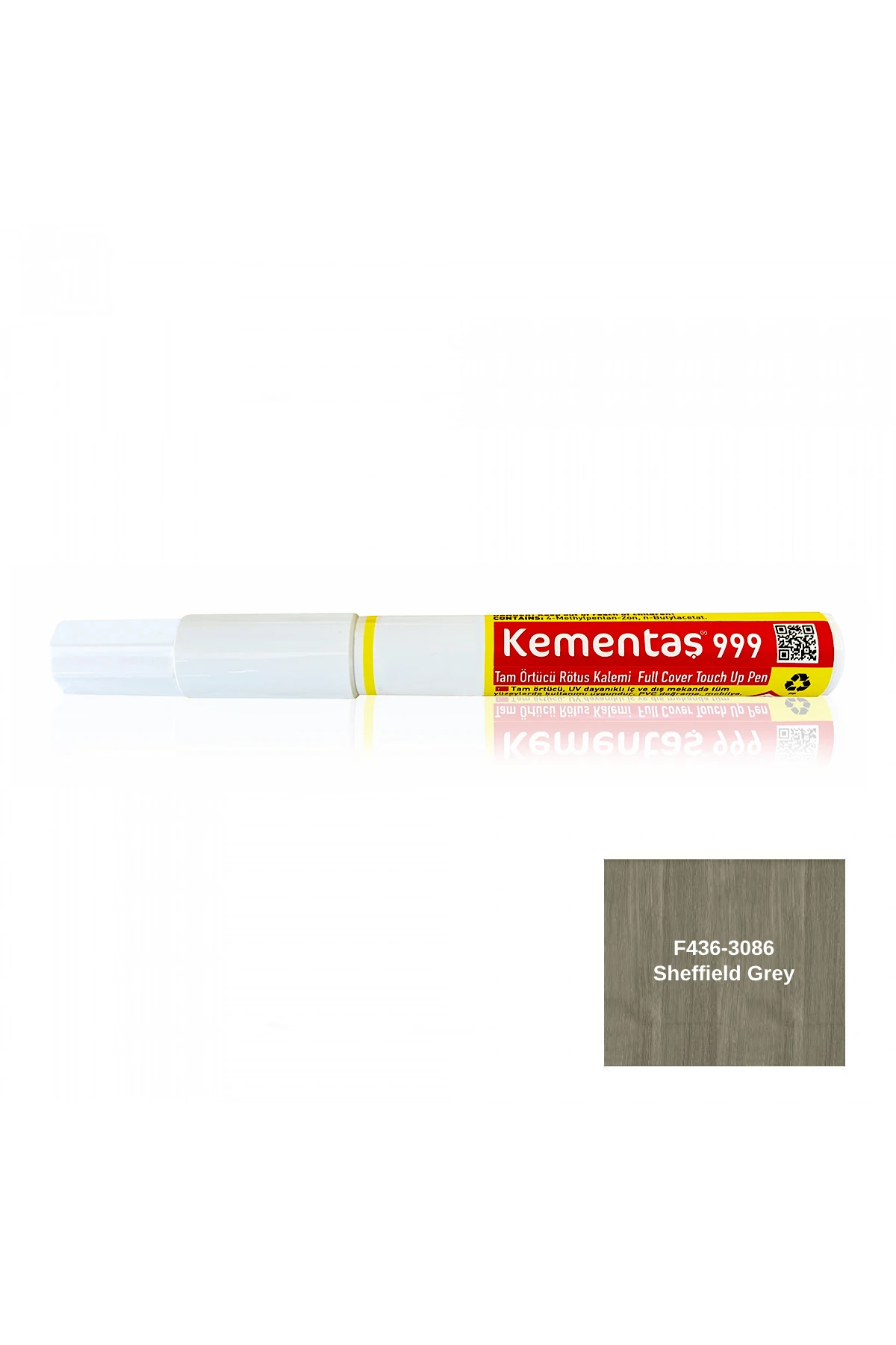 Tam Örtücü Rötuş Kalemleri F436-3086 Sheffield Grey Tam Örtücü Rötuş Kalemi