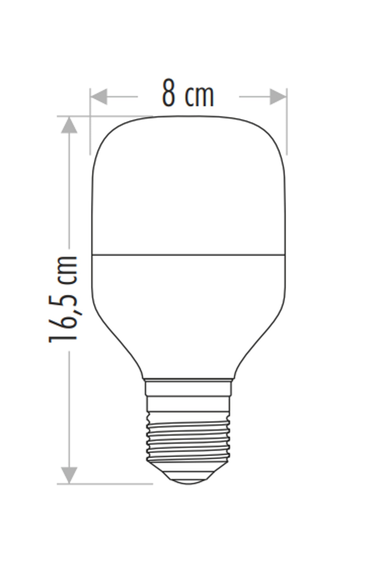 Ct-4330g 25w Torch Led Ampül E27 3200k Günışığı