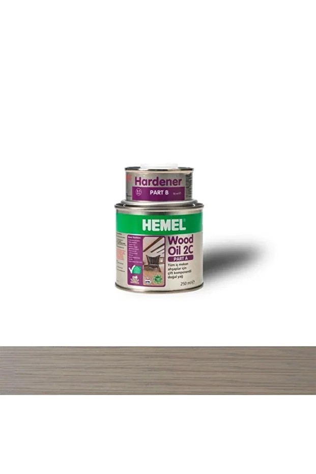 15747 Wood Oil 2c Ahşap Için Doğal Yağ 300ml Blue Grey