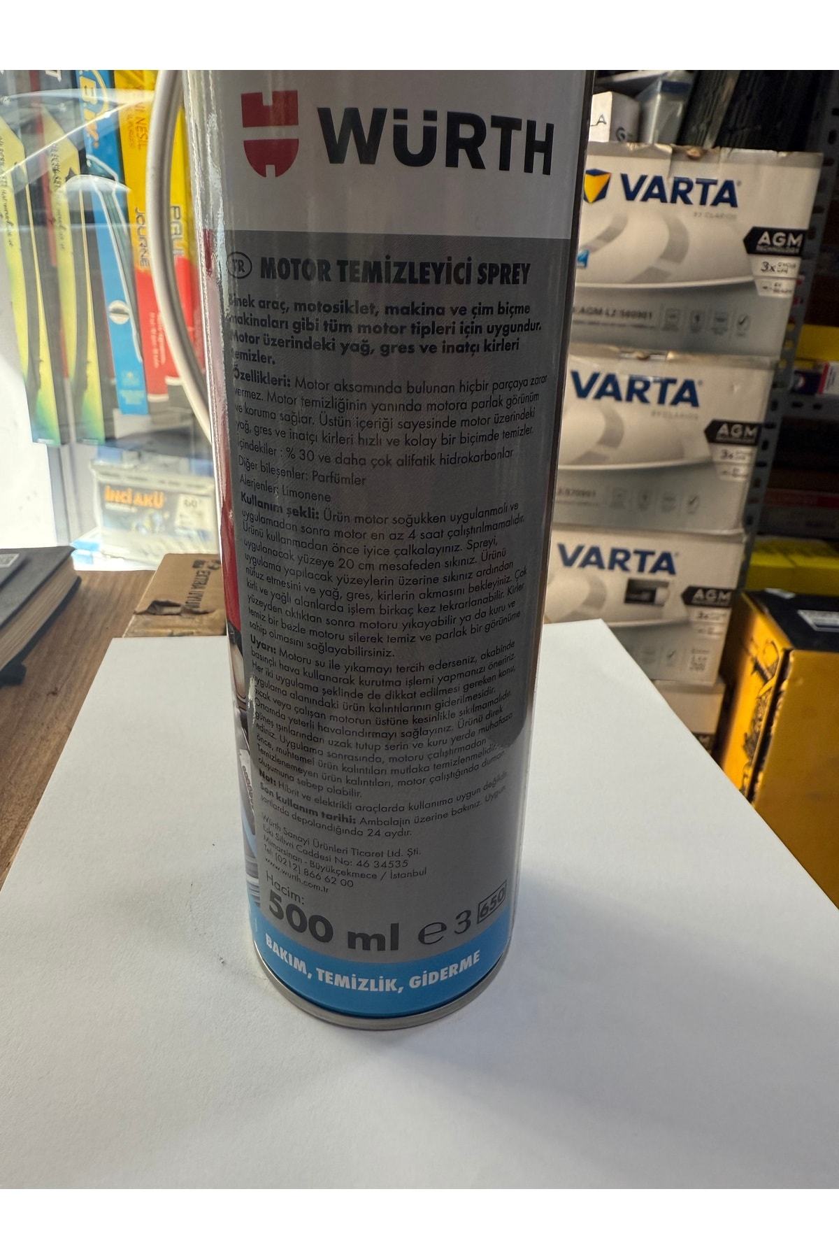 SUSUZ MOTOR TEMİZLEYİCİ