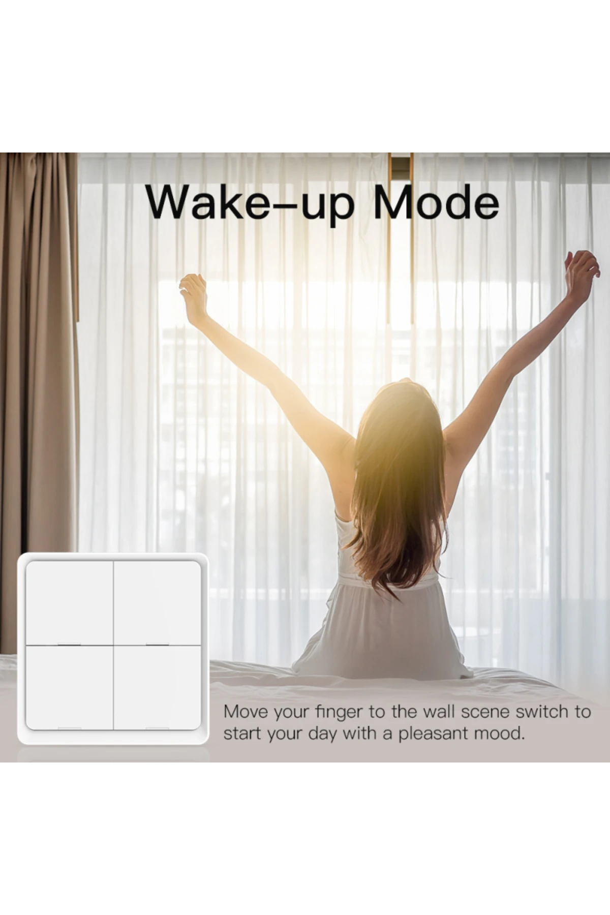 Tuya ZigBee Akıllı Sahne Anahtarı 4 Çeteli 12 Sahne Anahtarı Basmalı Düğme Kontrol Cihazı Akıllı...