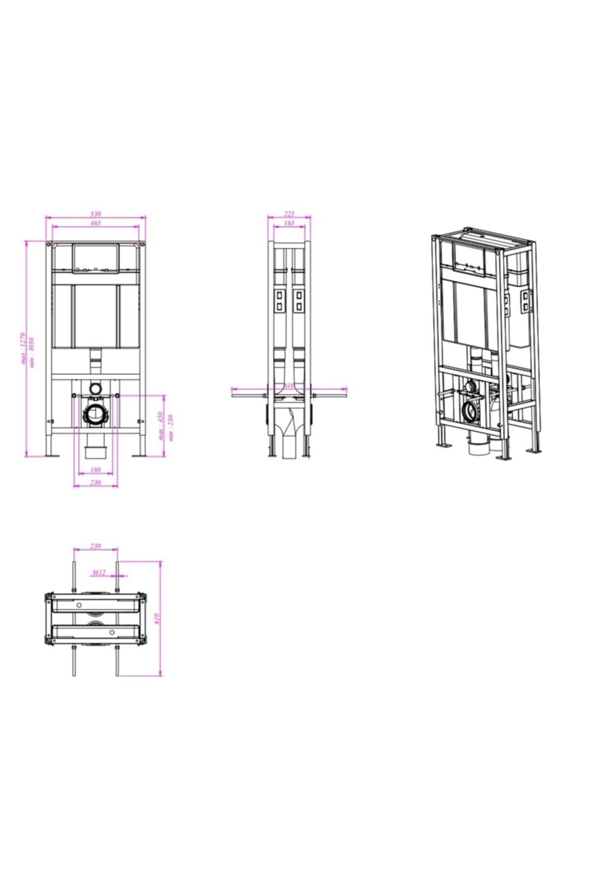 Integra Ince Gömme Rezervuar
