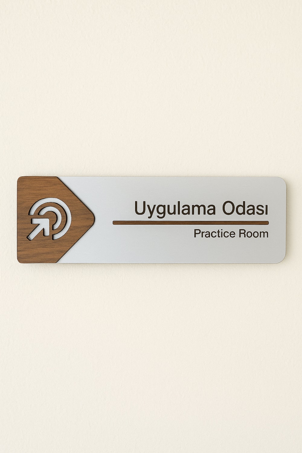 Uygulama Odası Ofis Oda Kapı Isimliği Yönlendirme Tabelası Levhası Kişiselleştirilebilir