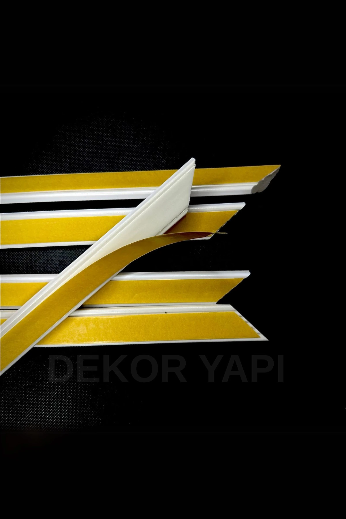 Kendinden Yapışkanlı Dekoratif Boyanabilir Dekoratif Boyanabilir Salon Duvar Çıtası