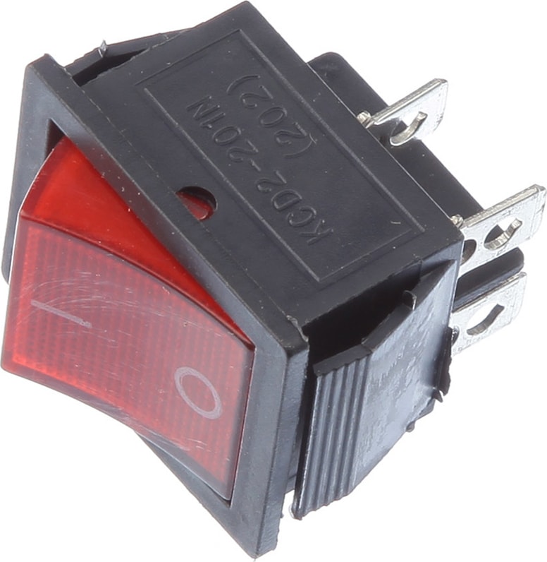 On Off Işıklı Anahtar Geniş Difaze 16A Elektrkli Cihaz Anahtarı