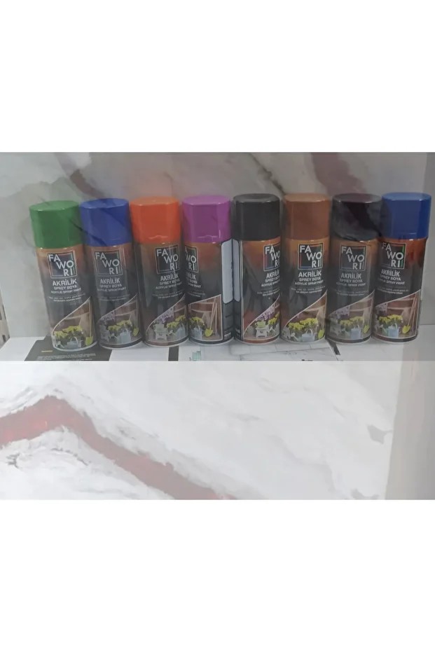 Akrilik Sprey Boya 400 ml Parlak Siyah