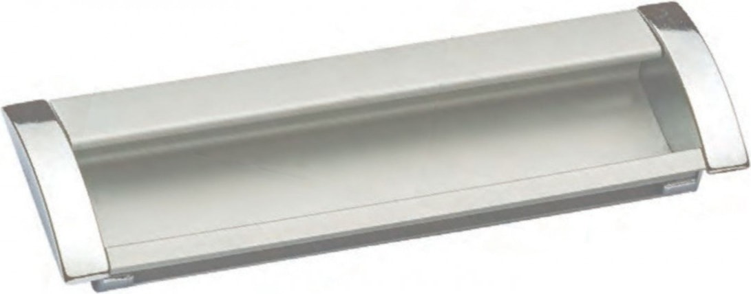 Gömme Mat Krom 128 mm Kulp Lüks Country Mutfak Mobilya Dolap Çekmece Kulpu