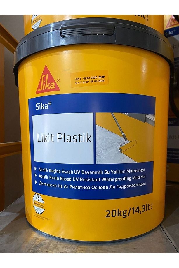 Likit Plastik ELASTİK SU YALITIM MALZEMESİ BEYAZ 20Kg