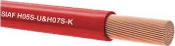 Kablo Yanmaz 2,5 mm Çok Telli Tek Damarlı Kırmızı 5 Metre Top