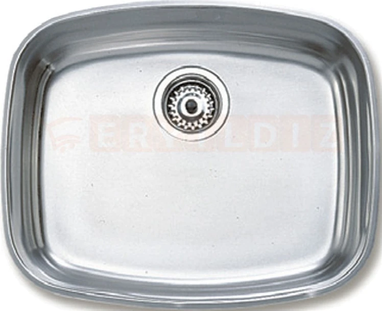 Be 50.40 İnox Paslanmaz Çelik Tezgahaltı Tek Hazneli Evye