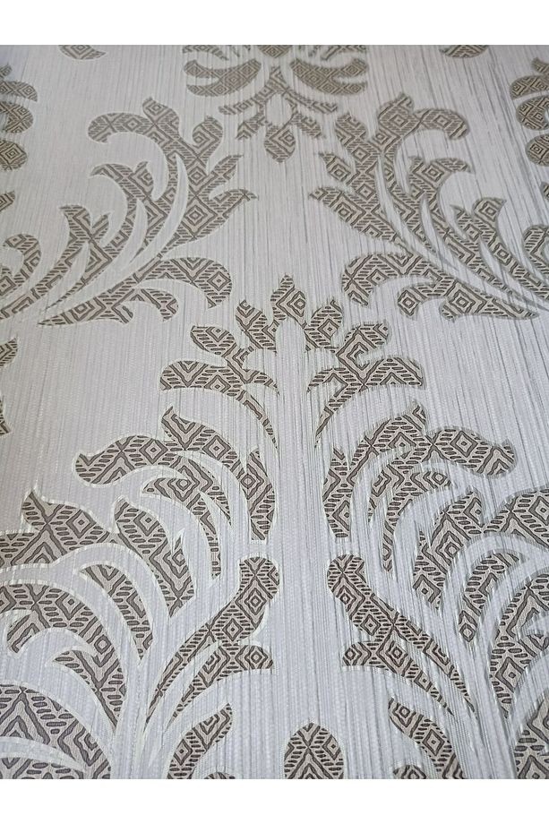 Damaks Desenli Kabartmalı Silinebilir Duvar Kağıdı (53 Cm Genişliğinde 10 Metre Uzunluğunda)