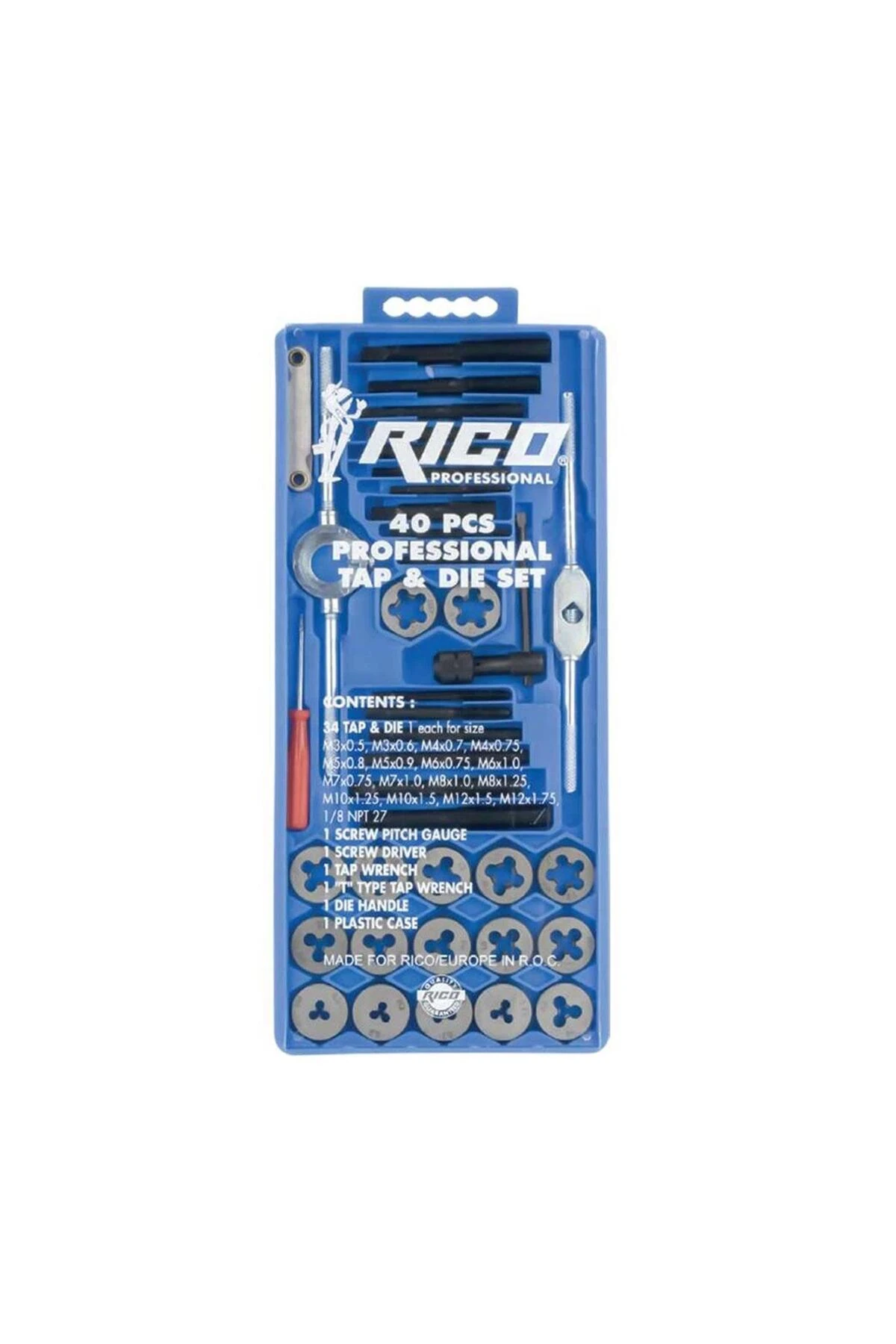 005-RC3240 40 Parça Pafta Kılavuz Seti