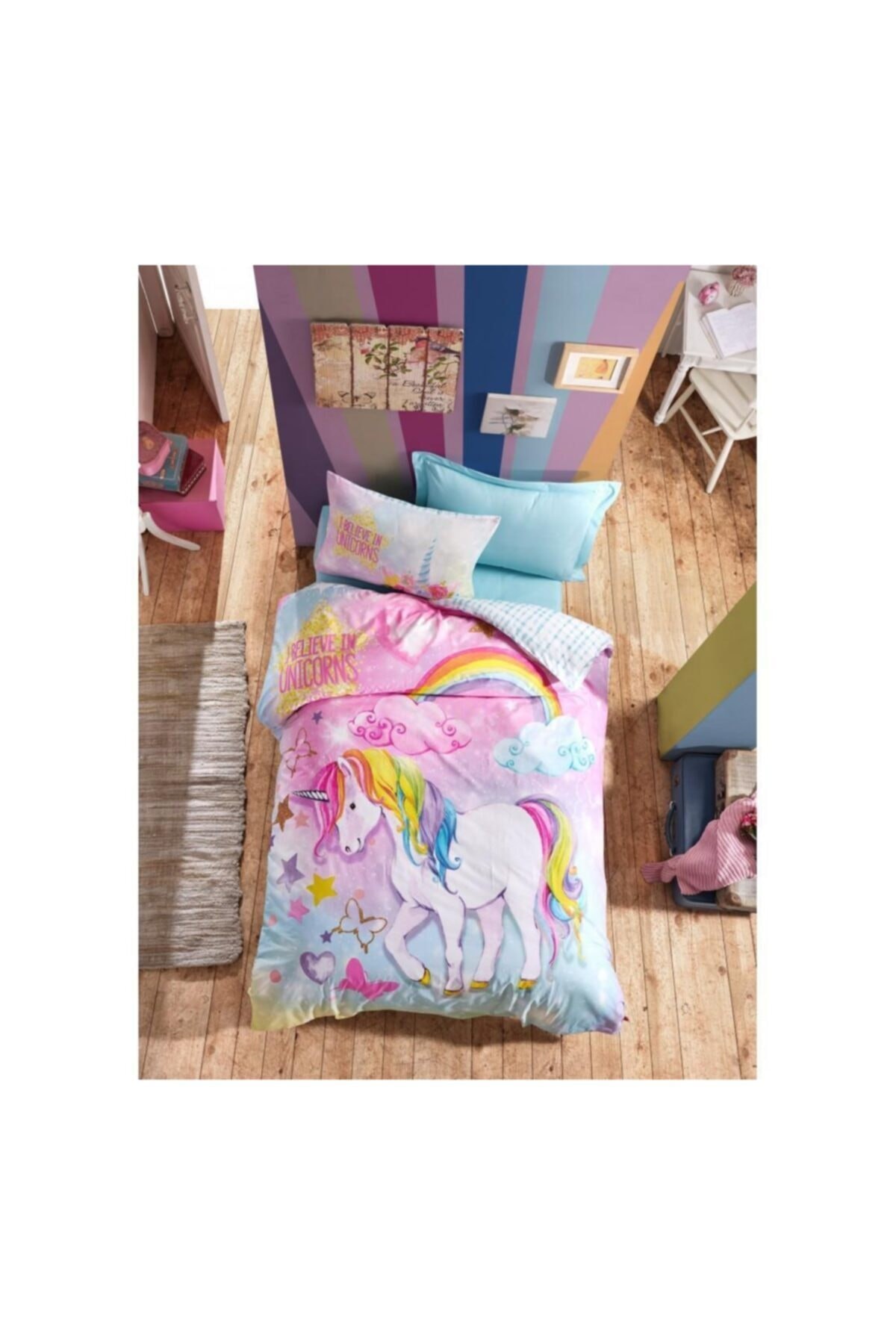 Junior Ranforce Tek Kişilik Nevresim Takımı Dream Mint