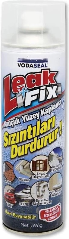 Leak Fix Sprey Kauçuk Kaplama, Şeffaf 400 gr